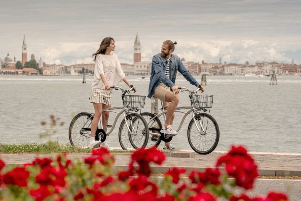 Fahrradtourismus in Venedig