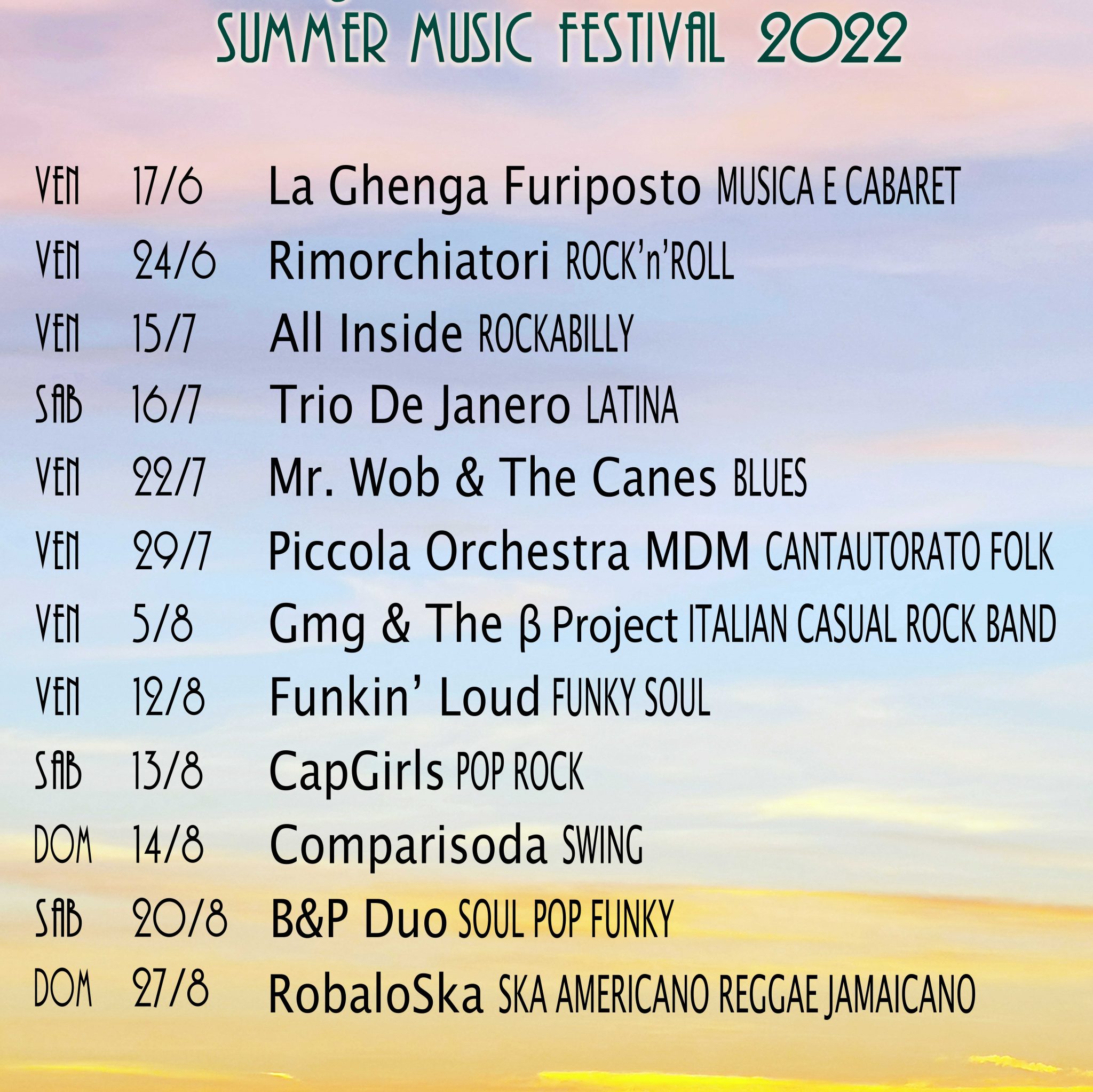 Naturalmente Alberoni – Summer Music Festival 2022