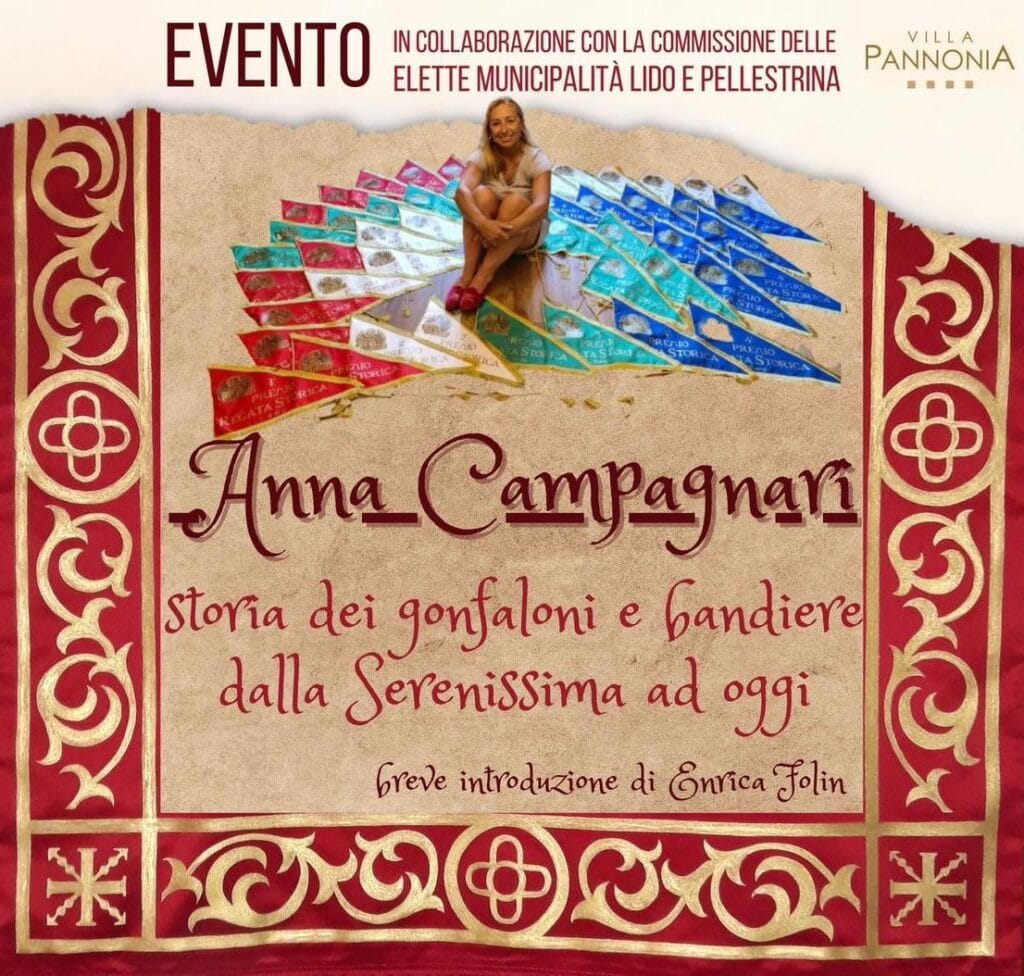 La regante-artista Anna Campagnari a Villa Pannonia